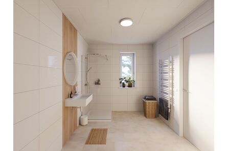 Agnes plafondpaneel 02TF wit stuc vochtwerend 620x1220x12mm