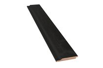 Halfhouts Rabat Douglas Fijnbezaagd PEFC 22x150mm - Zwart