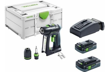 festool accu-schroefboormachine c 18 hpc 4,0 i-plus