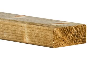 Vuren Mix C SLS Geschaafd Ronde Hoek Druk Geimpr 70%PEFC 38x89x5100mm