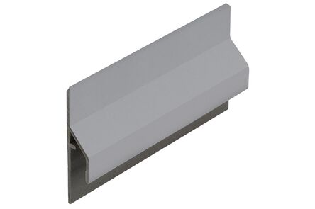 keralit aansluitprofiel 2843 trim/kraal classic grijs 7001 6000mm