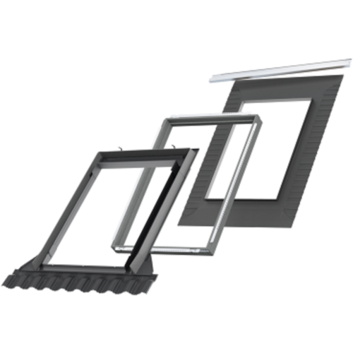 Velux EDW gootstuk UK08 2000 incl isolatieframe BDX en waterkerend manchet BFX 1340x1398mm