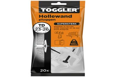 TOGGLER TD Hollewandplug 23-26mm