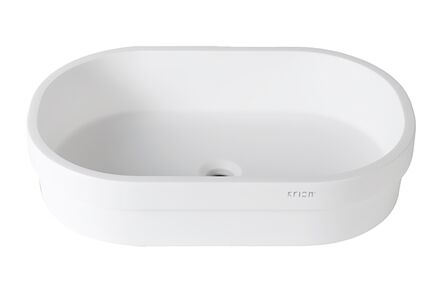 Krion Solid Surface spoelbak 3-way snow white b414 60x40 1100 se