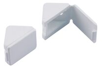 sx opboor paneelverbinder met klep wit (set van 2 stuks)
