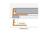 schluter tegelprofiel aluminium recht 8x3000mm wit