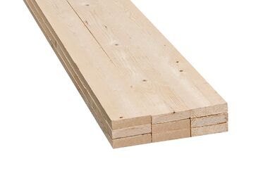 Plank Vurenhout Ruw FSC 22x150x4200mm