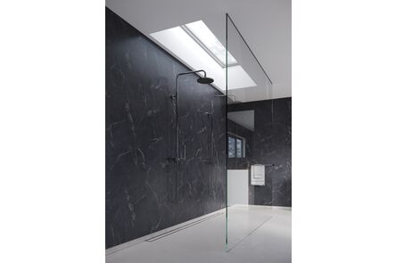 Fibo Marble Wandpaneel M00 TG2 Glad 2272 Black Marble  2400x620x10mm 2pp