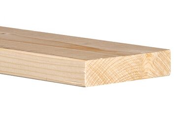 Vuren Mix C24 SLS Geschaafd Ronde Hoek 70%PEFC 38x184x5400mm