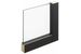 SKANTRAE Binnendeur SSL 4024 Blank Glas Opdek Links FSC 930x2015mm