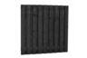 Grenen tuinscherm zwart 1800x1800 17-planks