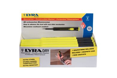 LYRA Pica Dry Marker Aftekenpotlood 2B Grafiet
