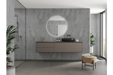 Fibo wandpaneel 4009 grey stone extreme matt 2400x620x10mm 2pp