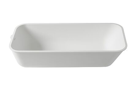 Krion Solid Surface badkuip 3-way snow white t804 165x70 1100 r white