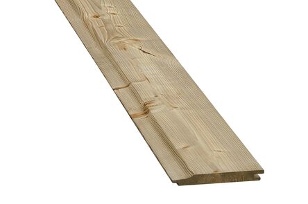 Vuren C Overhangend Rabat Geimpregneerd Overhangend Rabat 22x150x4200mm