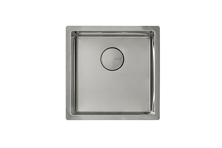 Krion Solid Surface spoelbak style satin (rvs) sc605 40x40