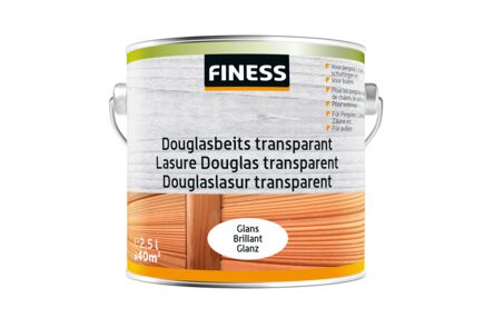 finess douglasbeits transparant red-wash 2,5ltr