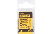 dewalt impact 25mm pz2 dt7387-qz (set van 5 stuks)