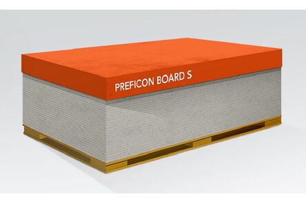 preficon board s brandwerende plaat vk grijze coating 2500x1200x19