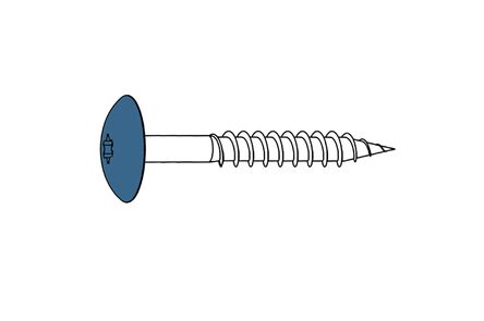schroef voor trespa a22.4.4 briljantblauw 100st