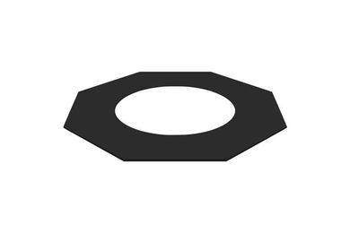 SOLATUBE Polyether/Polyurethane Isolatiemat 35cm - Zwart