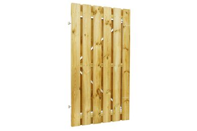 Tuindeur Recht Hout Grenen Geschaafd Geimpregneerd Groen 1000x1800mm