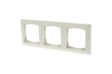 Gira System 55 Afdekraam Inbouw 3-Voudig Vertikaal/Horizontaal Creme