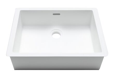 Krion Solid Surface spoelbak basic snow white b823 38x28 1100 e incl. wo