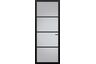 Svedex Glasdeur Superlak NDB900 Rookglas Diep zwart Stomp Loopslot 880x2315mm