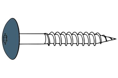 RVS snelmontageschroef t20 voor Rockpanel RAL 250 40 15 4,5x35mm