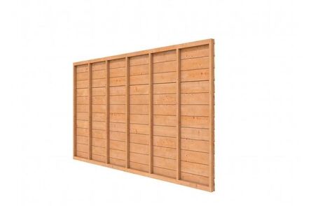 Douglas wandpakket t.b.v. enkelzijdige wand Comfort/DHZ 371x224 cm, onbehandeld