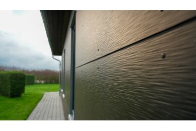 Hardie® Architectural Panel Brushed Concrete Midnight Black 3048x1220x8mm