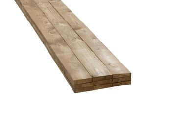 Plank Vurenhout C Geïmpregneerd en Geschaafd FSC 22x100x4200mm