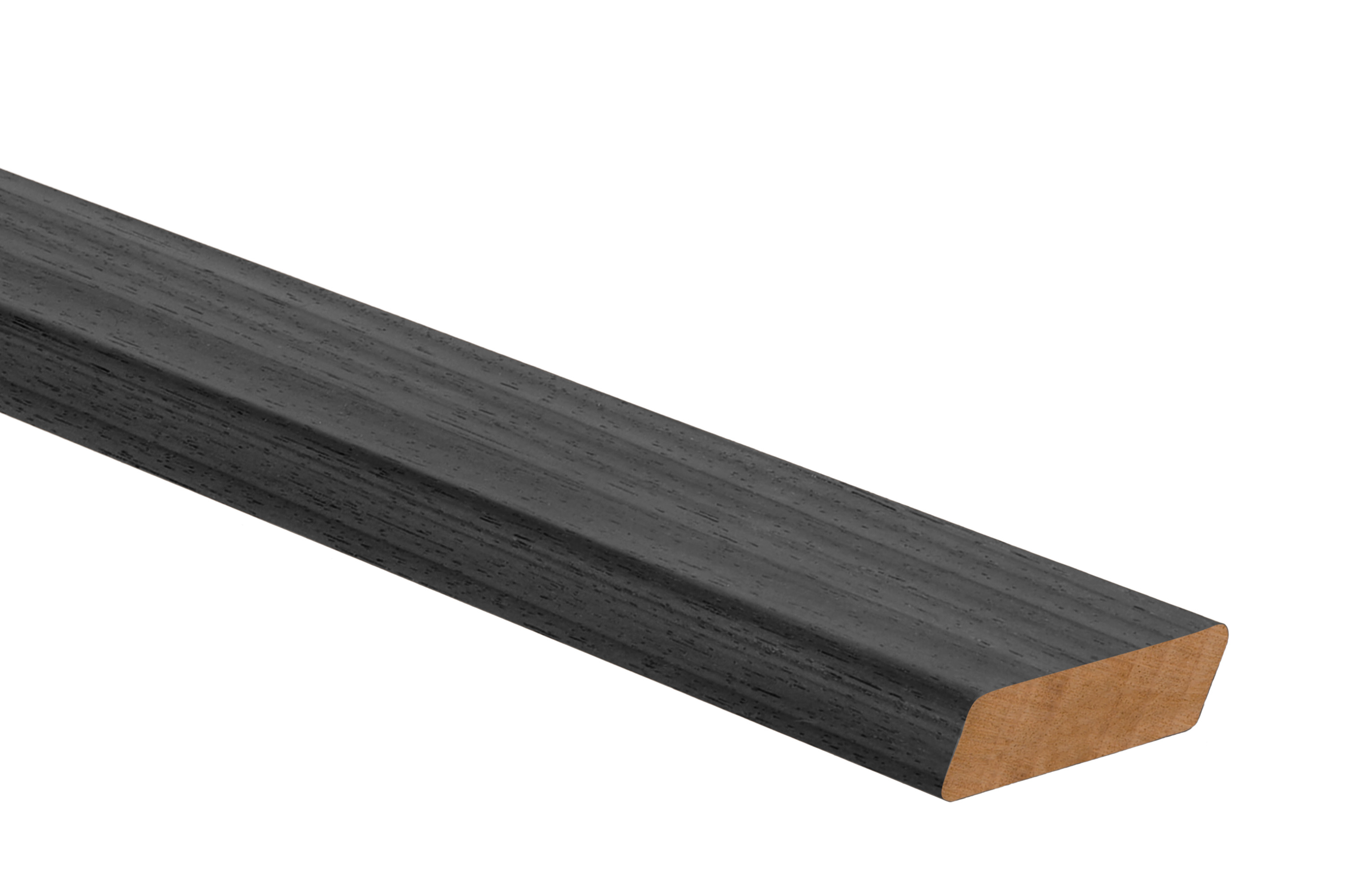 Obèche Noir rhombus geschaafd zwart gegrond FSC 100% 25x75x1000mm