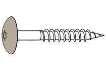 RVS snelmontageschroef t20 voor Rockpanel RAL 95 70 10 4,5x35mm