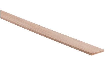 Aftimmerlat Hardhout B D24 Massief Geschaafd PEFC 9x68x2750mm