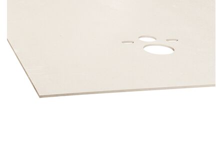 Hydropanel Toiletplaat Incl. Sparingen 9mm 129,7x120cm