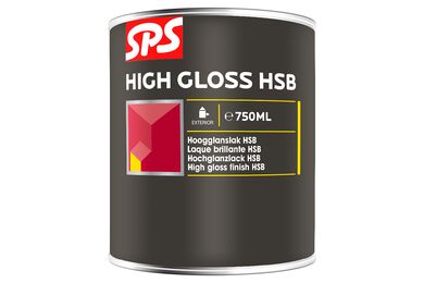 SPS HSB Lakverf Hoogglans 5004 Donkerblauw 750ml
