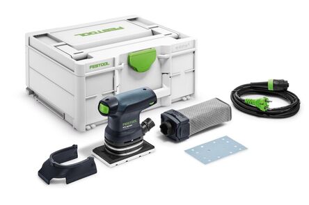 festool accu vlakschuurmachine rts 400 req gr-sys p +gevulde granat sy