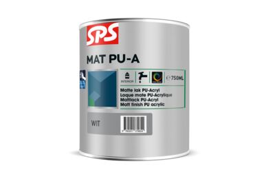 SPS PU-Acryl Lakverf Basis Zijdeglans Mat Wit 750ml