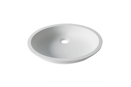 Krion Solid Surface spoelbak basic snow white d401 43x35 1100 e