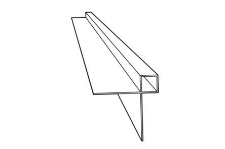 Trespa Pura Hoekprofiel aluminium 3.000 mm (5 stuks) PUL2581 New York Grey