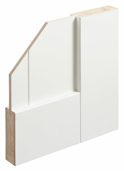 Skantrae Paneeldeur Cottage SKS 2511 Wit Voorbehandeld Opdek Links 680x2115mm