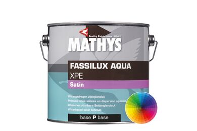MATHYS Fassilux Aqua Xpe Satin Lakverf Basis Zijdeglans Pastel 2,5ltr