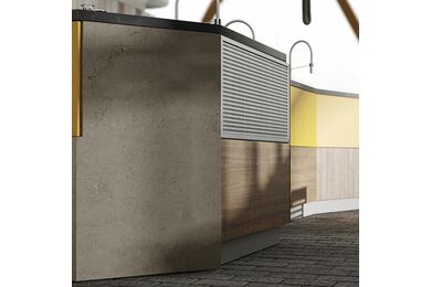 Kronospan Slim Line Werkblad HPL K205 SL Black Concrete 4100x1300x12mm