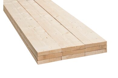 Plank Vurenhout C Ruw FSC 32x125x5100mm