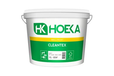 Hoeka Cleantex Latex Acryl Goed dekkend Extra mat Basis P 10ltr