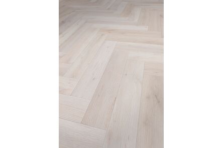 mansion pvc/spc visgraat comfort click white oak 750x150x7mm pak