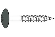 RVS Snelmontageschroef voor TRESPA A21.7.0 Steel Grey 4,8x38mm