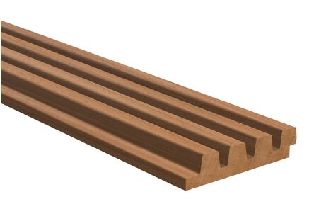 obeche noir lines h4 geschaafd onbehandeld FSC 100% 44x200x1000mm